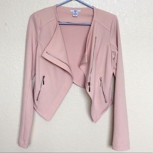 Pink Cropped Jacket